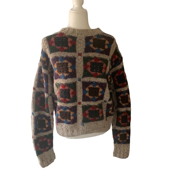 The Woolrich Woman Fair Isle Wool Sweater Pullover - Picture 1 of 7